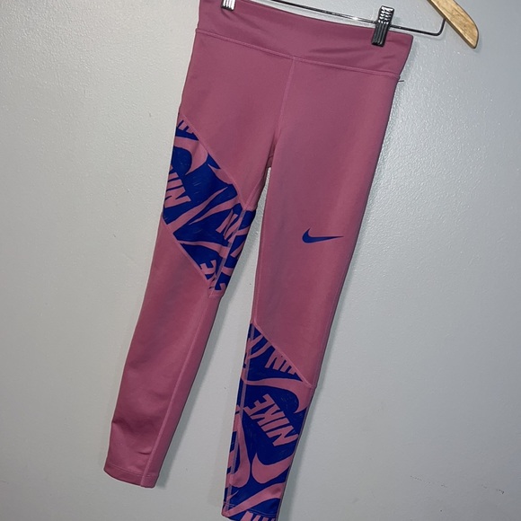 Girls Nike Dri Fit Leggings Size S - Picture 2 of 5